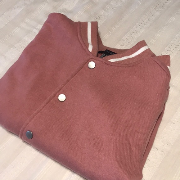 Ladies Forever 21 Salmon Sweatjacket - Picture 10 of 10